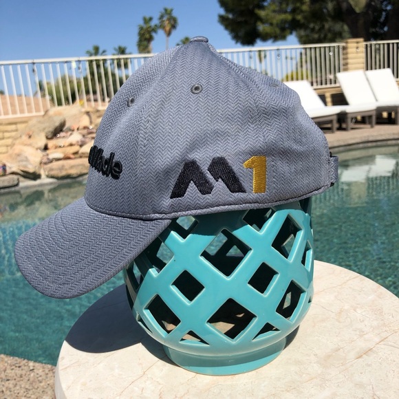 TaylorMade M1 Psi Grey with Buckle Adjustable Strap Golf Cap - Picture 7 of 12